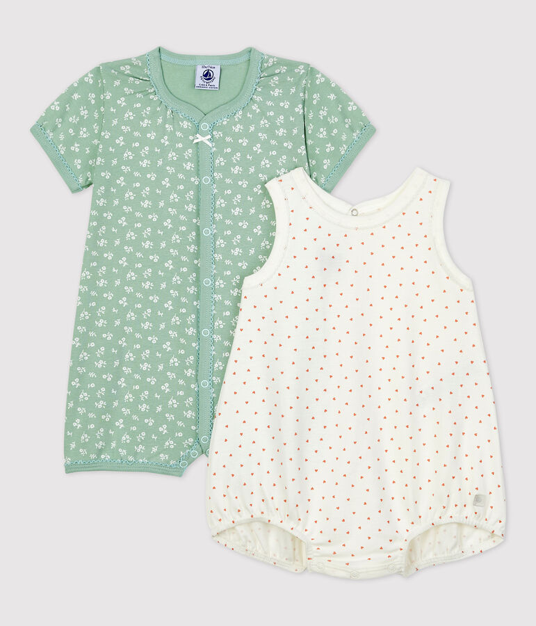 Babies' Cotton Playsuits - 2-Pack variante 1