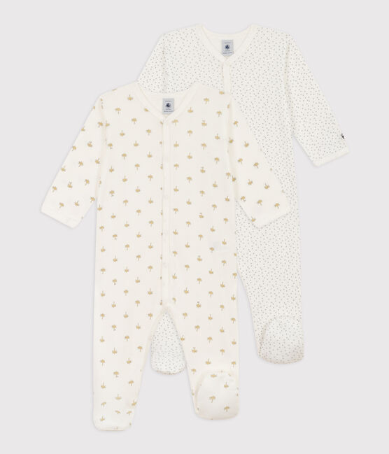 Palms and Stars Cotton Sleepsuits - 2-Pack variante 1