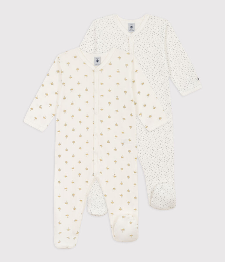 Palms and Stars Cotton Sleepsuits - 2-Pack variante 1