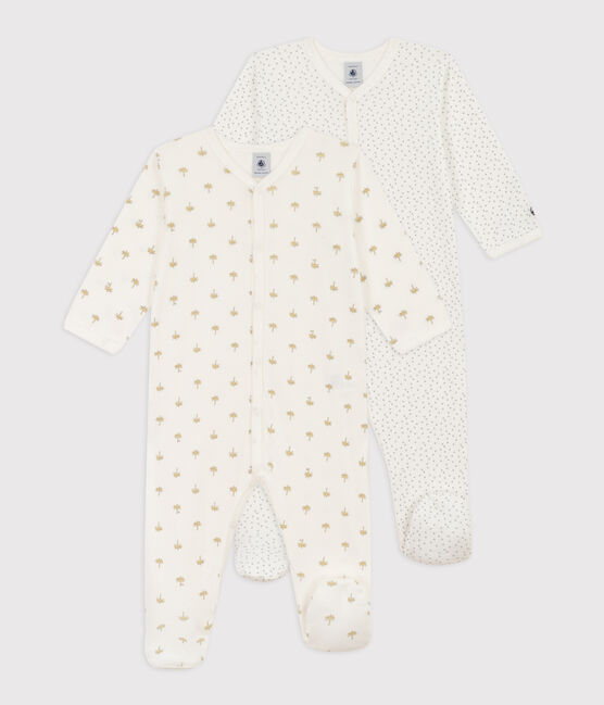 Palms and Stars Cotton Sleepsuits - 2-Pack variante 1