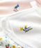 Babies' Floral Cotton Bodysuits with Straps - 3-Pack variante 1