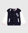 Children's varsity-style jacket in plain cotton SOIR