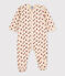 Babies' Patterned Tube Knit Sleepsuit AVALANCHE white/MULTICO