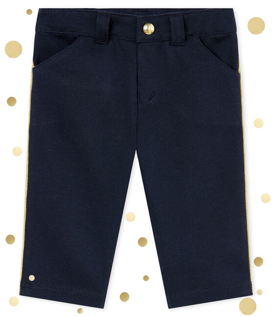 Baby boy's soft trousers SMOKING blue