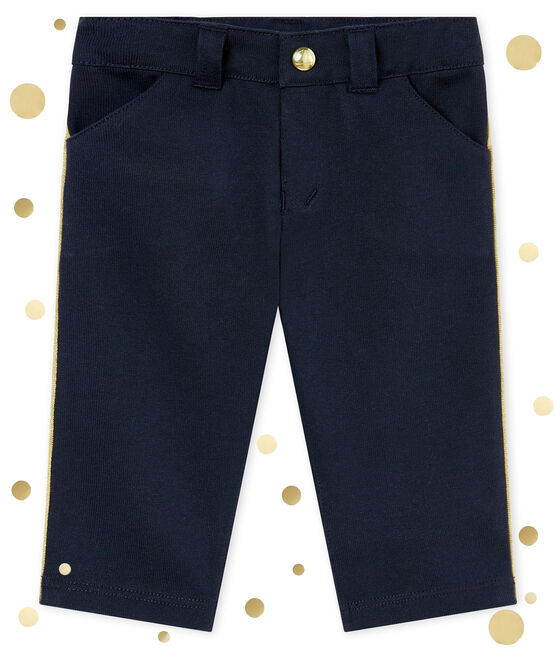 Baby boy's soft trousers SMOKING blue