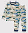 Boys' Tube Knit Pyjamas CAMPING /MULTICO