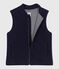 Children's sleeveless plain cotton cardigan SOIR