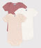Babies' Short-Sleeved Cotton Bodysuits - 3-Pack variante 1