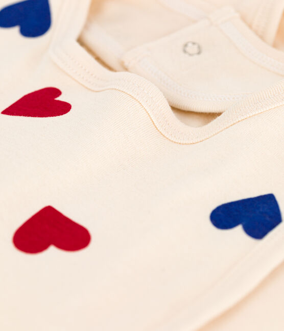 Heart Patterned Cotton Baby Bibs - 2-Pack variante 1