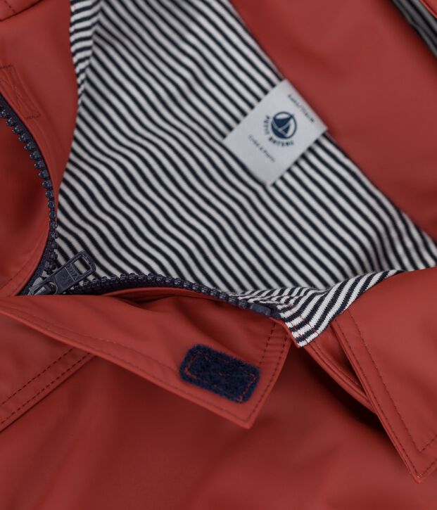 CHILDREN'S UNISEX ICONIC RECYCLED RAINCOAT brown