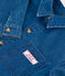 Children's plain denim shirt DENIM MOYEN blue