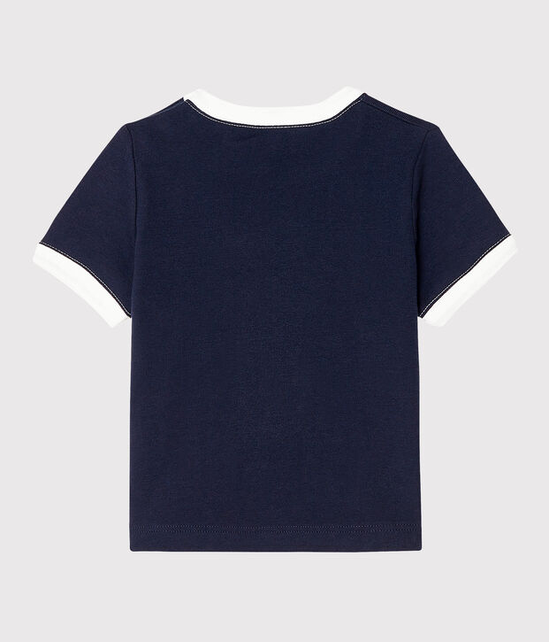 Short-sleeved T-shirt for baby boys blue