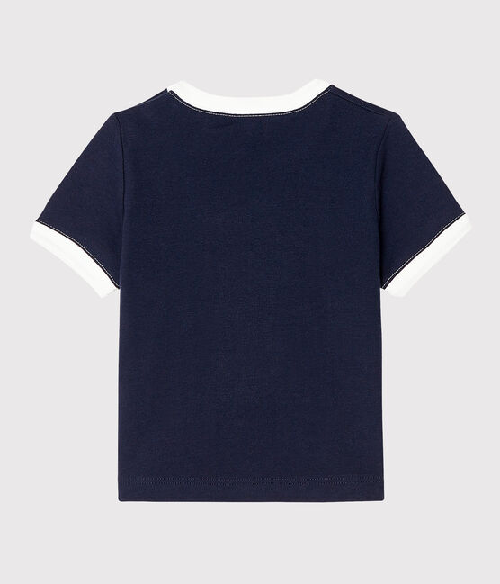 Short-sleeved T-shirt for baby boys SMOKING blue