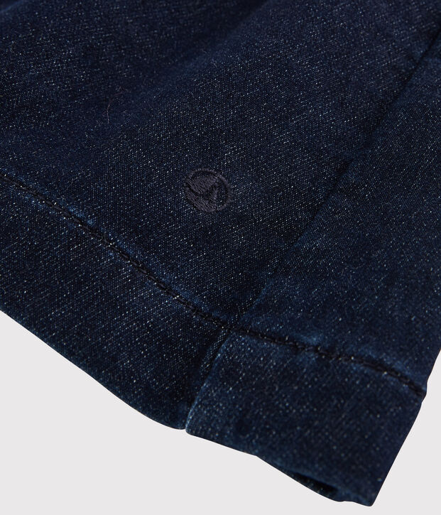 Baby girl's sleeveless dress blue