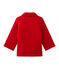Unisex baby's pea jacket in fleece TERKUIT red