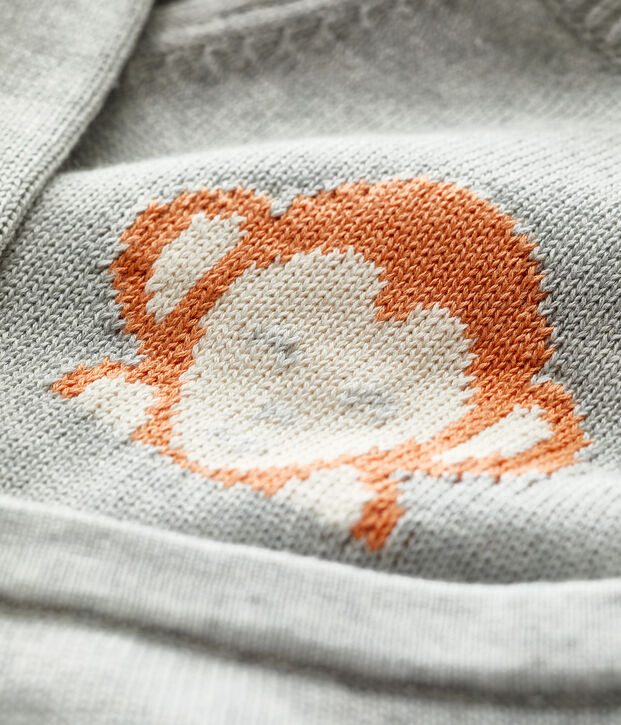 Babies' Organic Knitted Jacquard Clothing - 2-Piece Set BELUGA CHINE