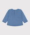Babies' fleece sweatshirt BEACH blue