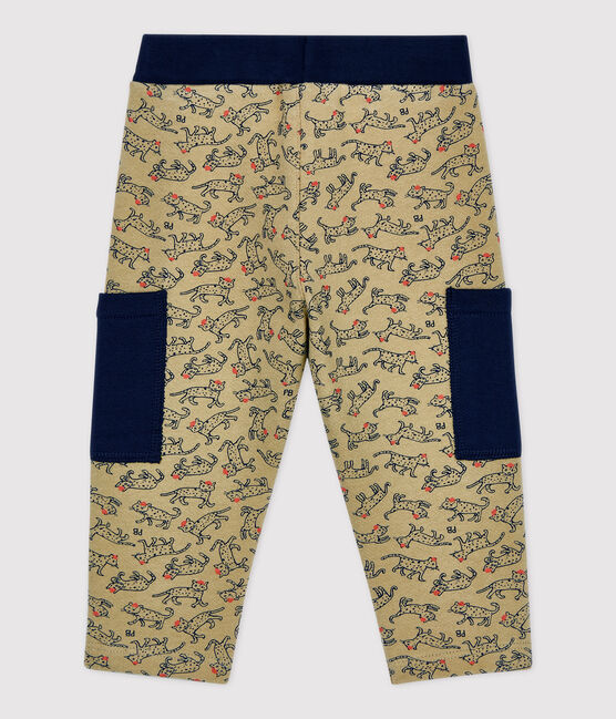 Babies' Fleece Trousers JERRYCAN beige/MULTICO