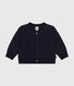 Babies' Quilted Tube Knit Baseball Jacket