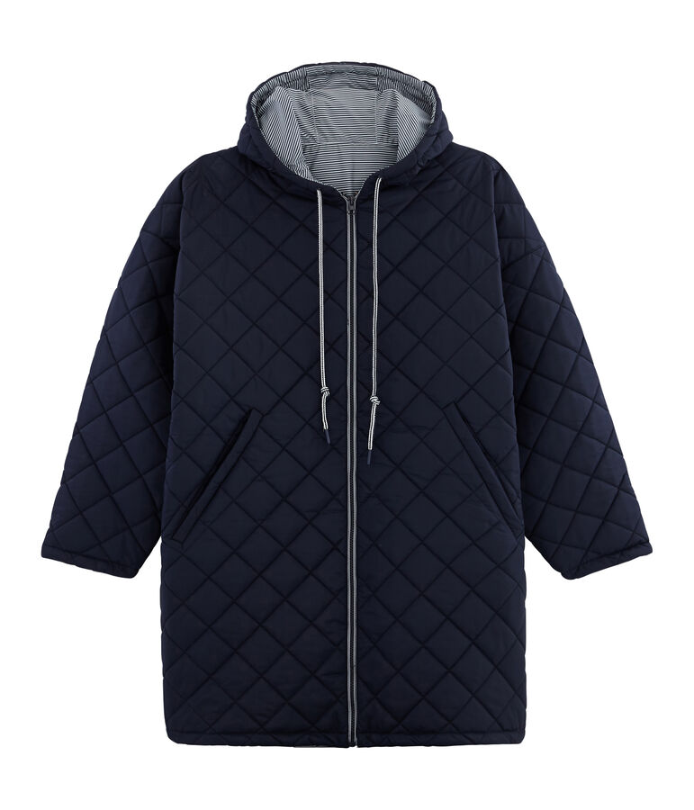 Unisex Warm Long Windbreaker blue