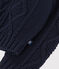 Babies' Cable Knit Cotton Pullover SMOKING blue