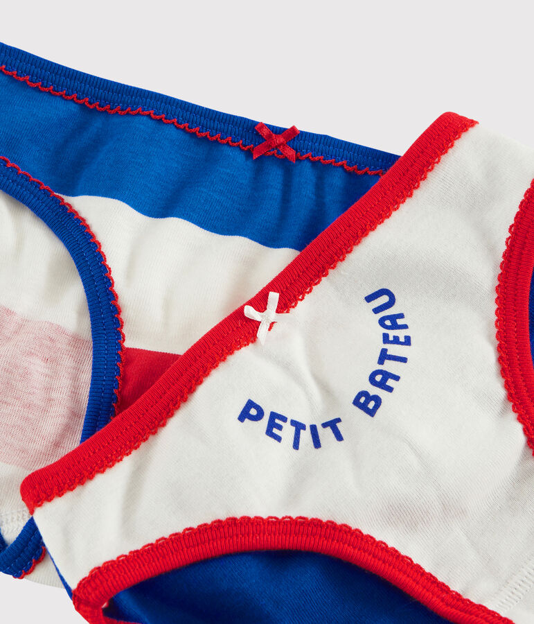 Girls' Made in France Knickers - 2-Pack multicolor