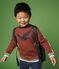 Boys' Fleece Sweatshirt MADRAS orange