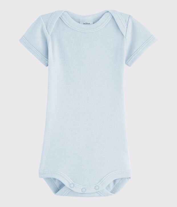 Baby Boys' Short-Sleeved Bodysuit blue