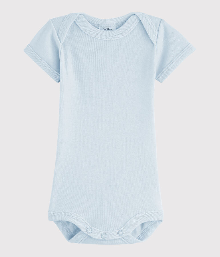 Baby Boys' Short-Sleeved Bodysuit blue