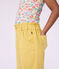 Children's cotton trousers yellow