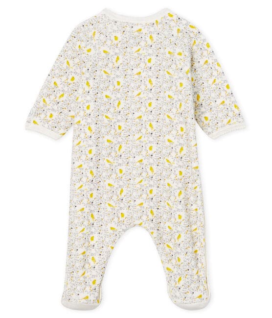 Baby Girls' Sleepsuit in Extra Warm Brushed Towelling | Petit Bateau