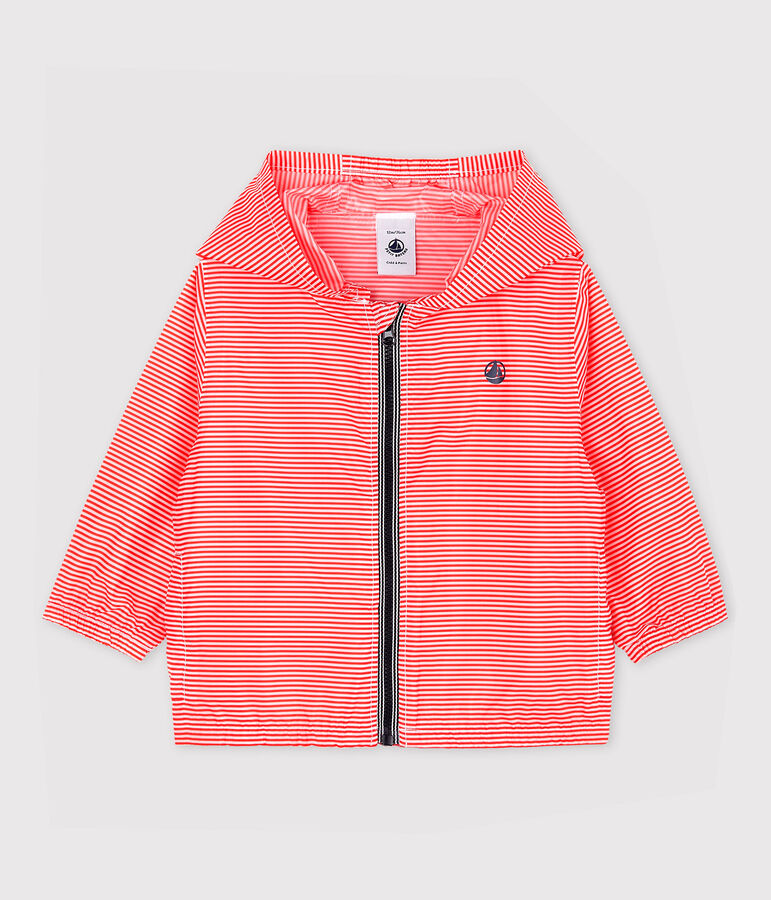 Babies' Unisex Recycled Polyamide Windbreaker pink/white