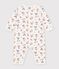 Pyjama b&eacute;b&eacute; en coton sans pieds imprim&eacute; animaux white/multicolor