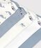 Pack of long-sleeved whale-print cotton bodies for babies multicolor