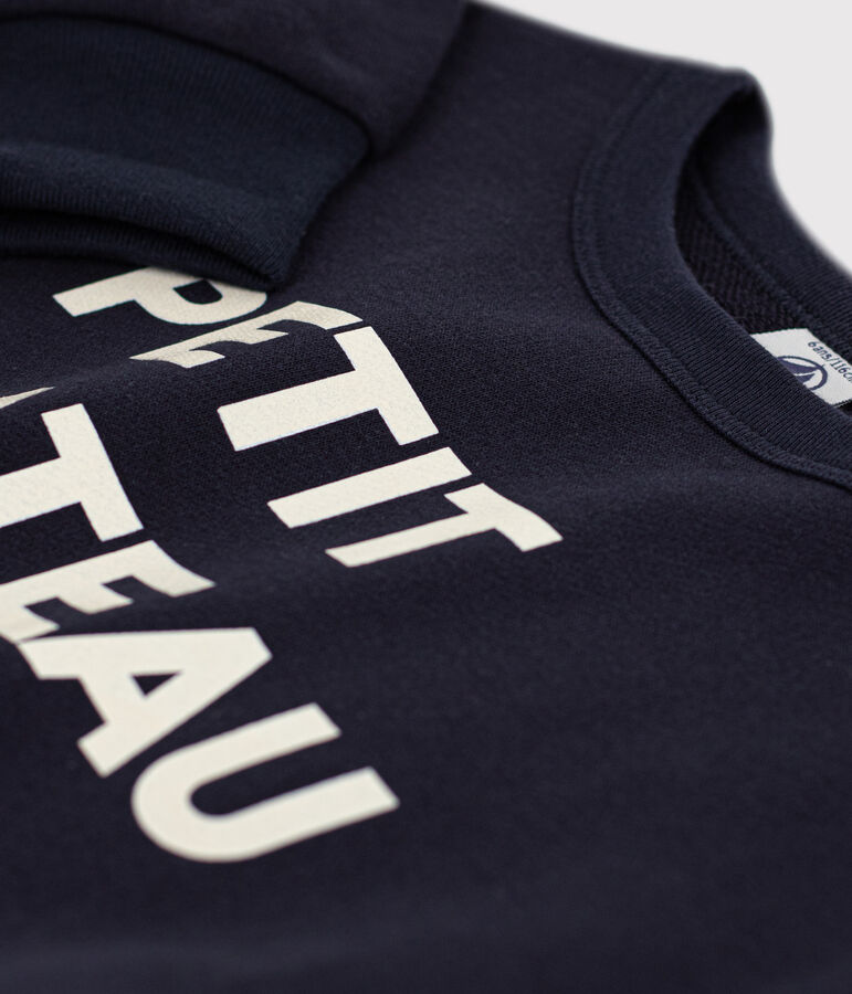 Children's Unisex Fleece Sweatshirt SMOKING blue