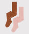 Pack of 2 pairs of babies' cotton tights variante 1