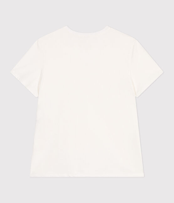 Women's The Straight cotton T-Shirt MARSHMALLOW white