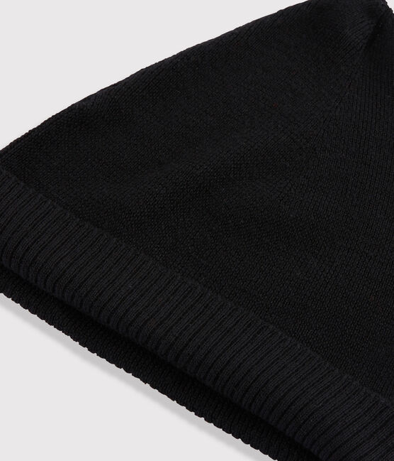 Women's woollen hat NOIR black