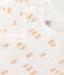 Babies' fleece pyjamas MARSHMALLOW white/MULTICO white