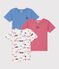 Boys' Paris Themed Short-Sleeved Cotton T-shirts - 3-Pack variante 1