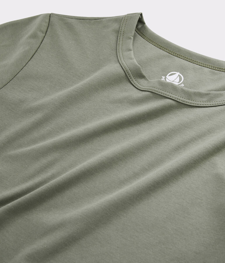 Women's Sea Island cotton T-shirt LITOP brown