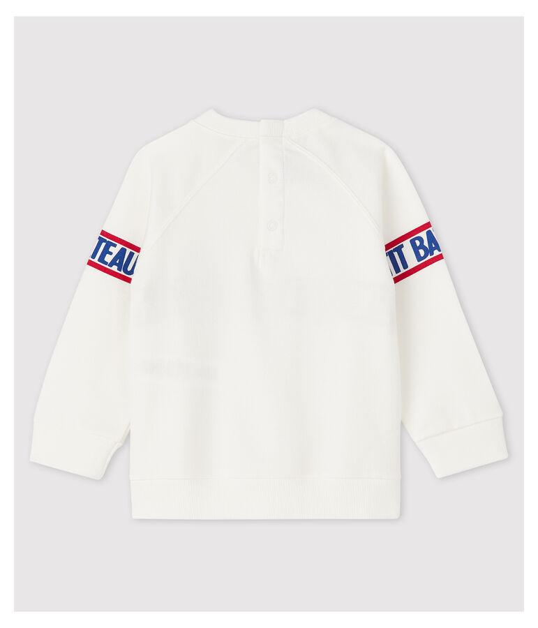 Baby Boys' Fleece Sweatshirt white