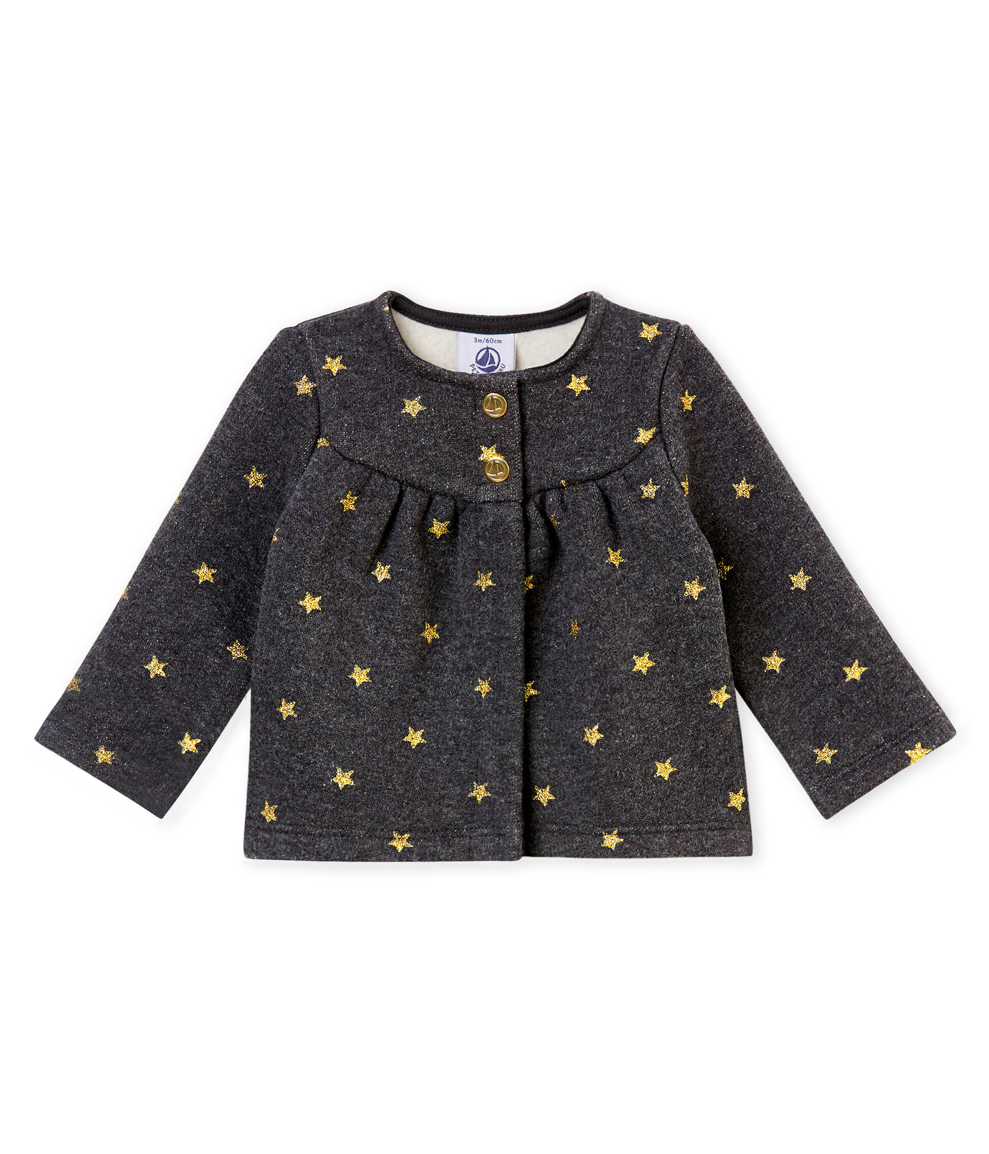 baby gold cardigan
