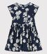 Girls' Short-Sleeved Poplin Dress
