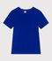 Women's short-sleeved linen T-shirt SURF blue