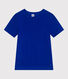 Women's short-sleeved linen T-shirt