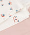 Babies' Floral Cotton Bodysuits with Straps - 3-Pack variante 1