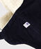 Babies' chapka in velour and sherpa SMOKING blue