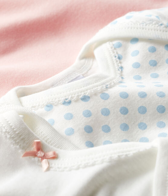 Baby girls' short-sleeved bodysuit - Set of 3 variante 1