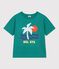 Children's short-sleeved cotton T-shirt green
